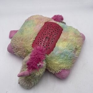 Pillow Pets Dream Lites 2013 Rainbow Unicorn Plush Night Light Works